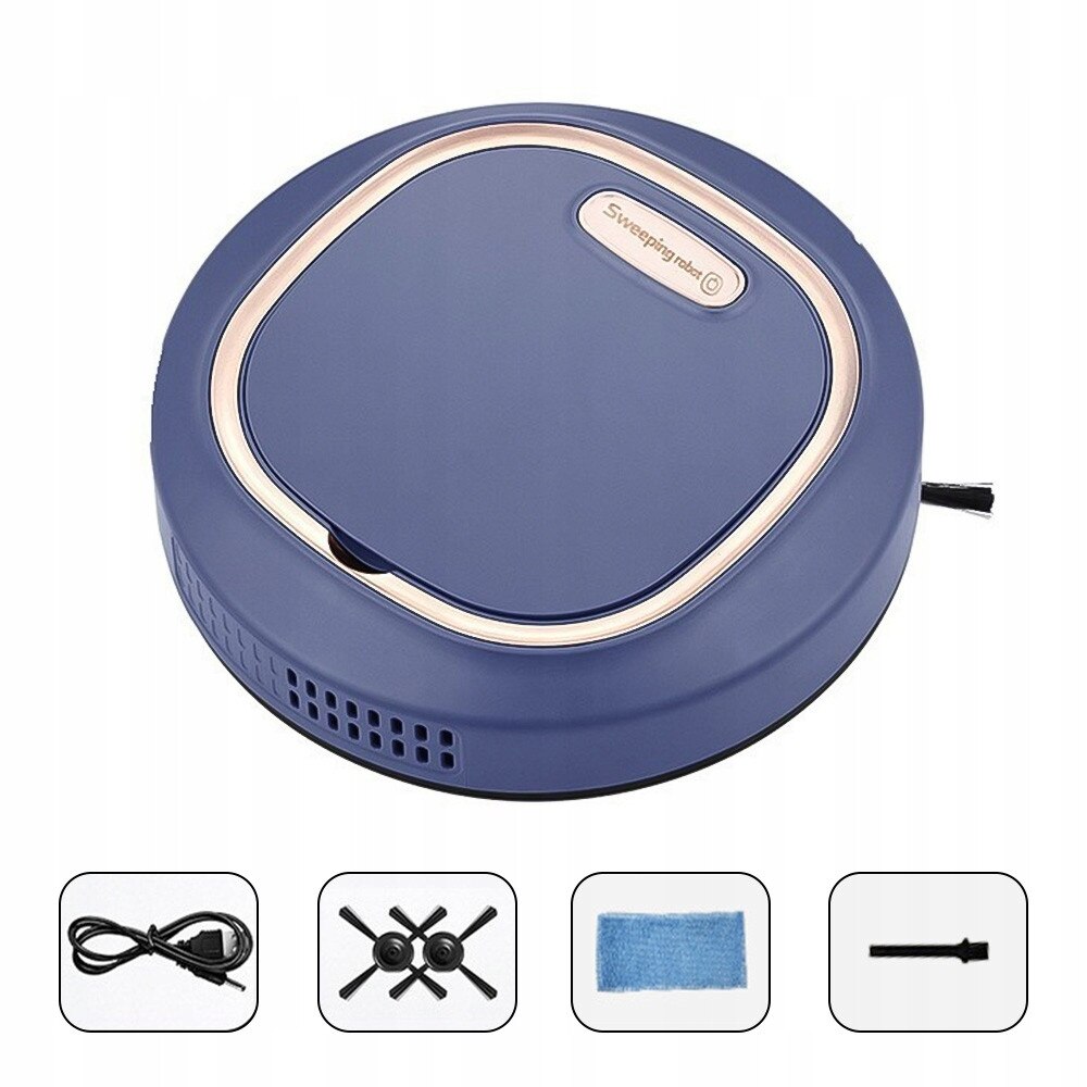 Aspirator robot automat 3 in 1, fara fir, multicolor