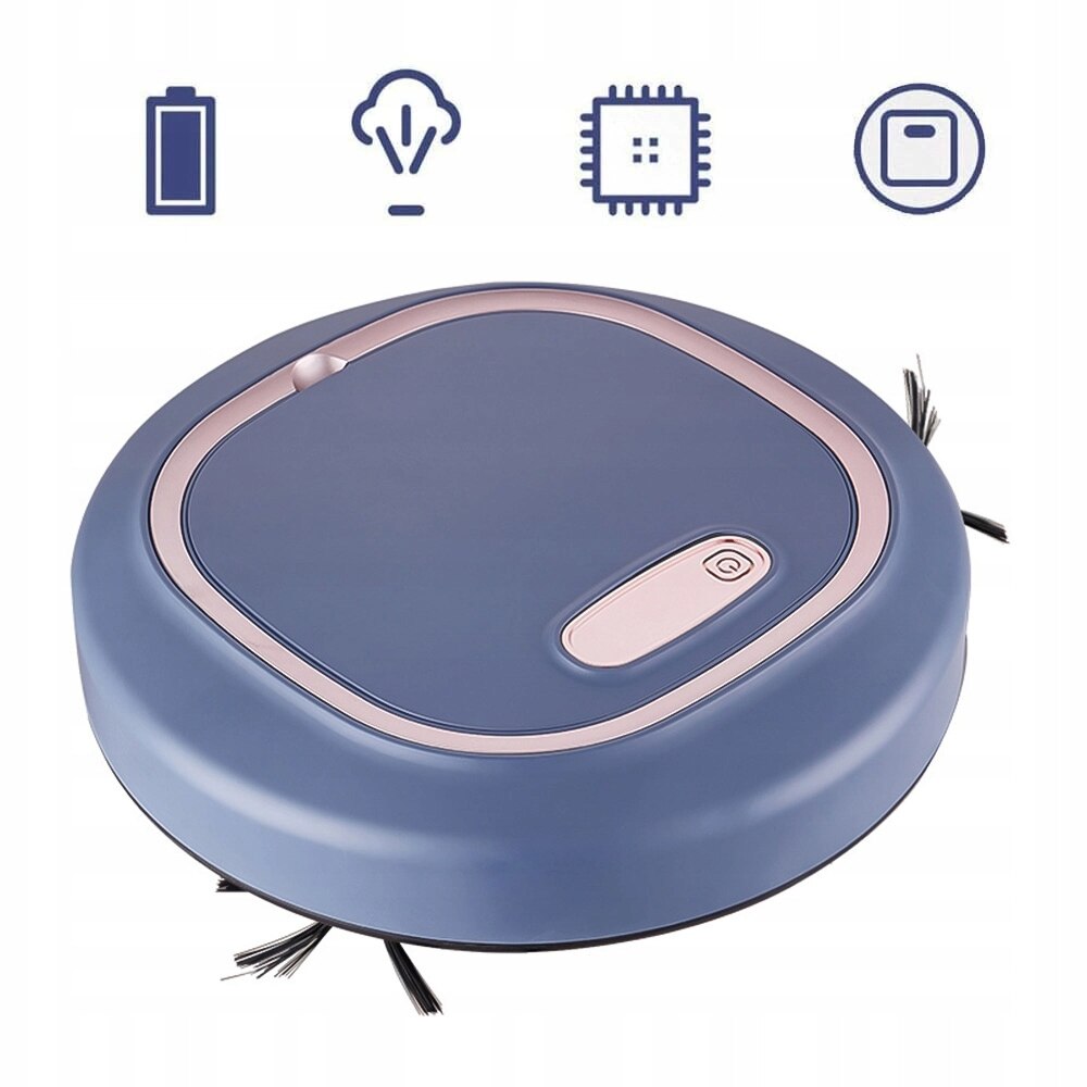 Aspirator robot automat 3 in 1, fara fir, multicolor