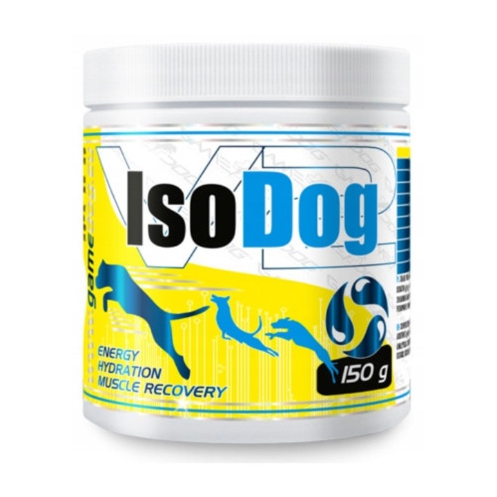 Preparat pentru caini, GAME DOG, IsoDog, 150g, prevenire deshidratare, electroliti, aromatizat