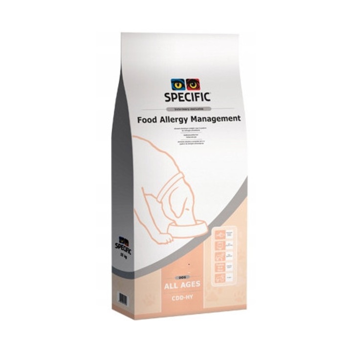 Храна за кучета, Specific, Food Allergen Management CDD-HY, 2 кг, хипоалергенна, без глутен