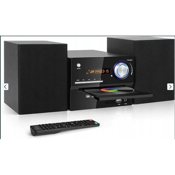 Sistem audio mini, DVD-802, Bluetooth, Karaoke, USB, FM, 30x20x25cm