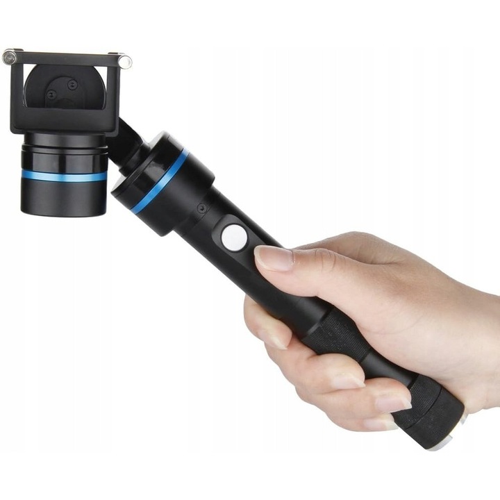 Ръчен стабилизатор с 3 оси, FeiyuTech за GoPro 3+/3, режим на заключване, черен