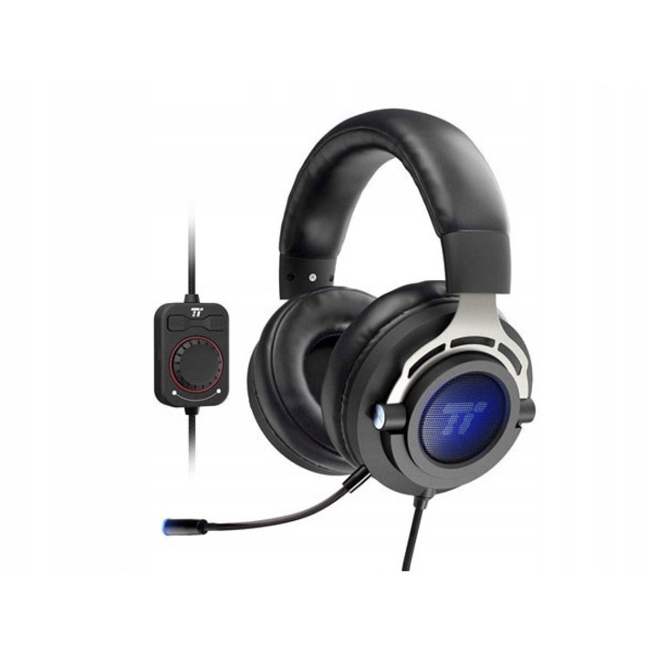 Casti PC TaoTronics, True 7.1 Surround Sound, microfon, cablu, compatibile Mac si Windows