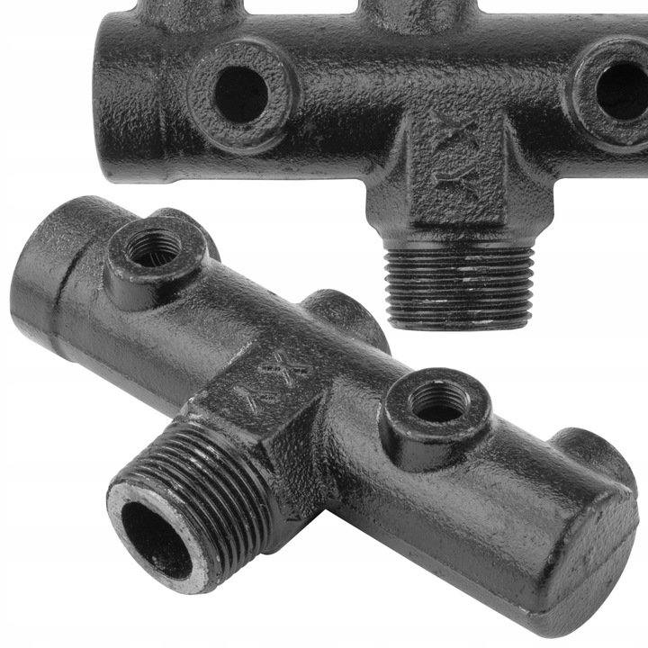 Пресостат за компресор Powermat, модел PM-KO-300T-400V, 133x78mm, 3/8", 1/4", 1", черен