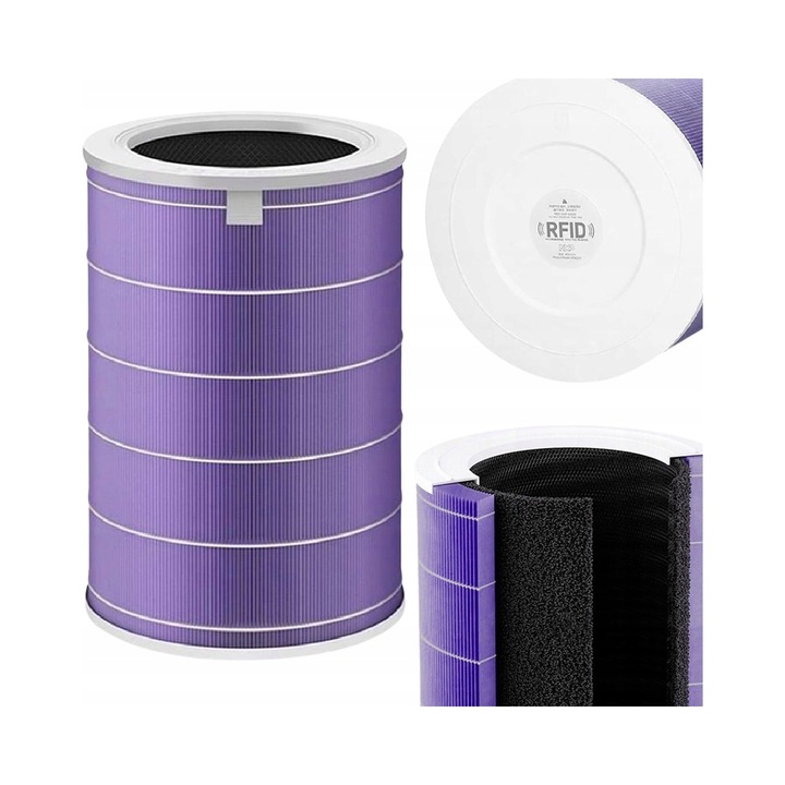 HEPA H11 szűrő antibakteriális réteggel Xiaomi Mi Air Purifier 2/2S/2H/3/3H/3C légtisztítóhoz, 293x200mm, szett