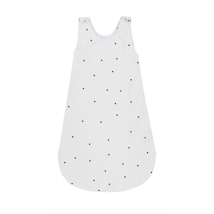 Спален чувал Lulumi, модел Dots, 100% памук, антиалергичен, 85x39см, за 9-24 месеца