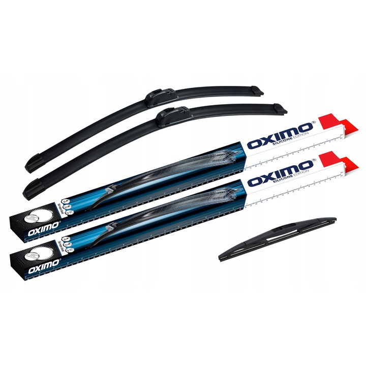 Комплект чистачки Oximo за Citroen C-Crosser, 3 части, 600x300mm, тип U, устойчиви на различни метеорологични условия