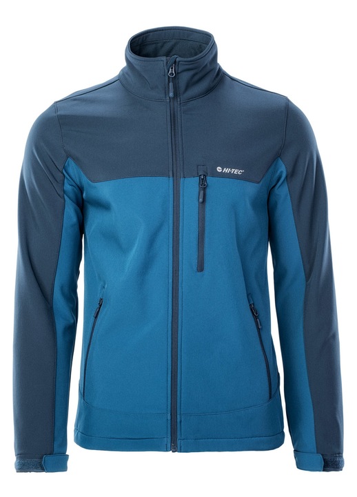 Geaca barbati Hi-Tec, model Torel, softshell, albastru-marin, pentru tranzitie, 2XL INTL