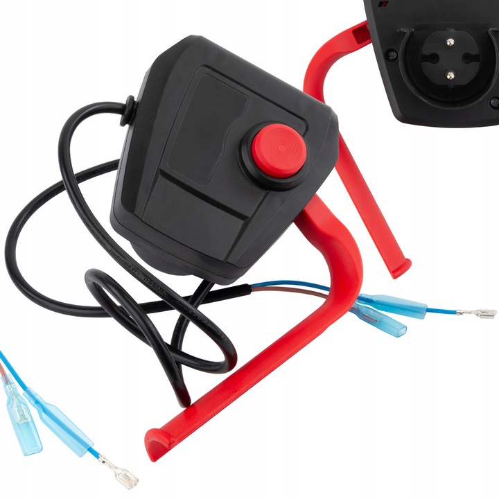 RED TECHNIC Fűnyíró Kapcsoló – Biztonsági indító, 115 cm kábel – RTKSE0027, PM-KSE-2200MN (RTKSE0027-WY)