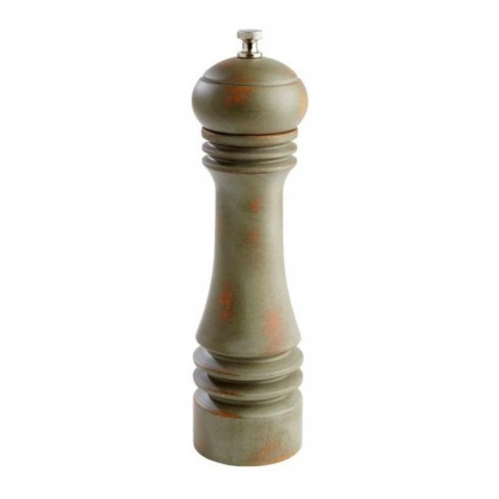 Borsőrlő, APS, vintage, zöld, 23x6cm