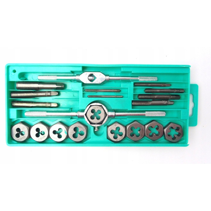 Falon-Tech szerszámkészlet, 20 darab, M3-M12, 9mm vastagság, szállítódoboz