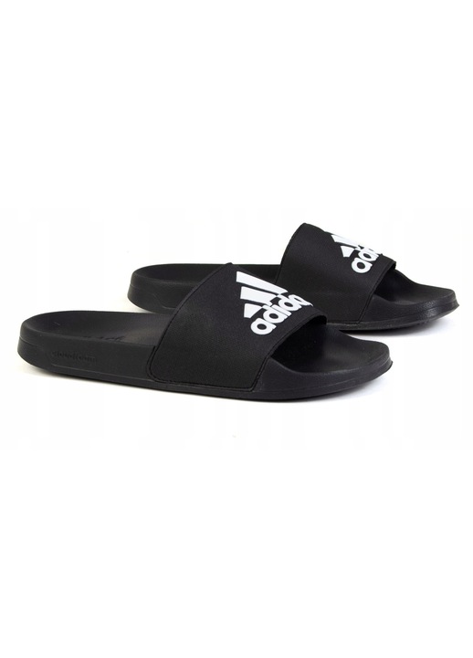 Чехли adidas Adilette Shower, черни, дизайн без връзки, за басейн и плаж, комплект чехли, 38 EU