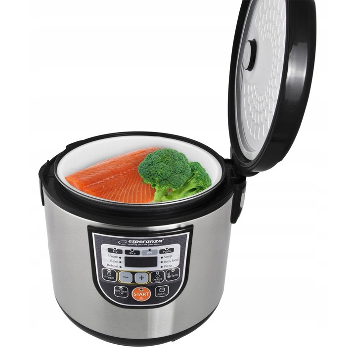 Мултикукър 5L ESPERANZA, 11 програми, LCD, готвене, пържене