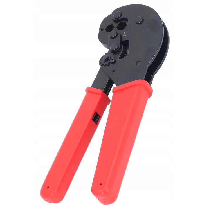 Клещи за кримпване на накрайници, 0.25-10mm2, 175mm, метал, тегло 0.36kg