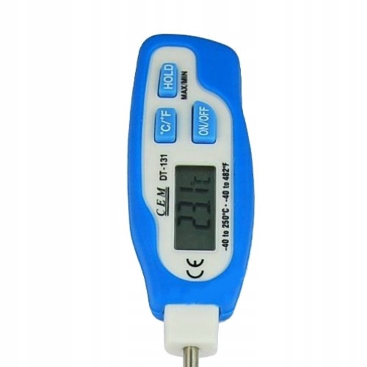 Termometru digital cu sonda, -40C~250C, 0,1C, LCD, 211x32x19mm