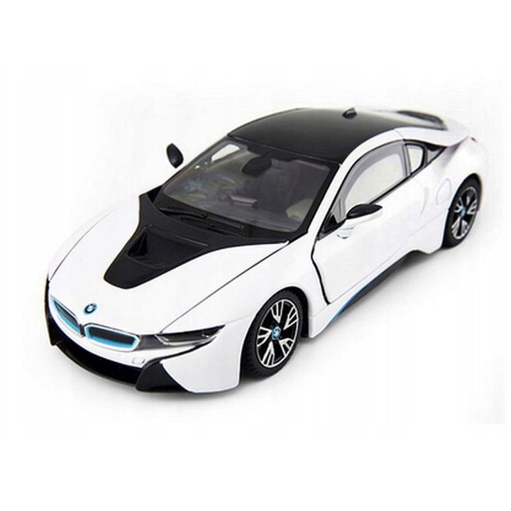 BMW i8 gyűjtői autó, Coil, 1:24, fehér, 20cm