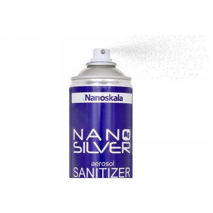 Spray de dezinfectie pentru incaltaminte, Nanoskala, nanocristale de argint, elimina mirosurile, 800g