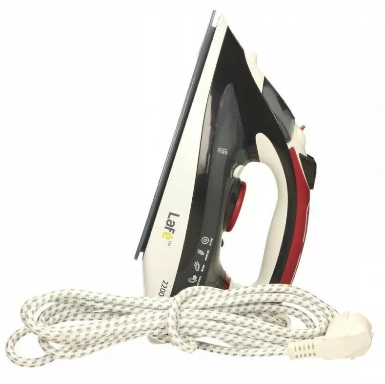Fier de calcat cu abur, 2200W, Anti-Calc, Auto Stop, alb