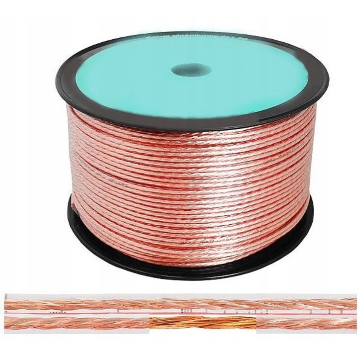 Set cabluri audio Begli, 2.5m, cu conectori banana si terminale cu surub, cupru OFC, izolatie dubla
