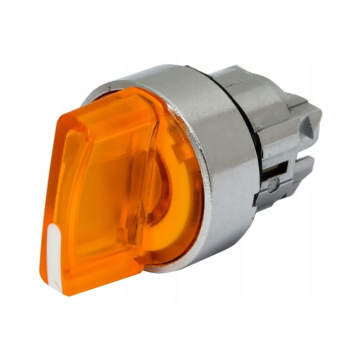 Schneider Electric kapcsoló, ZB4BK1453, narancssárga, 2 állású, 22mm, 29x29x43mm