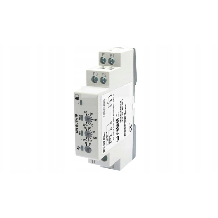 Feszültségfigyelő relé 1P 24V AC/DC, 230V AC, Relpol, 87x65x17,5mm