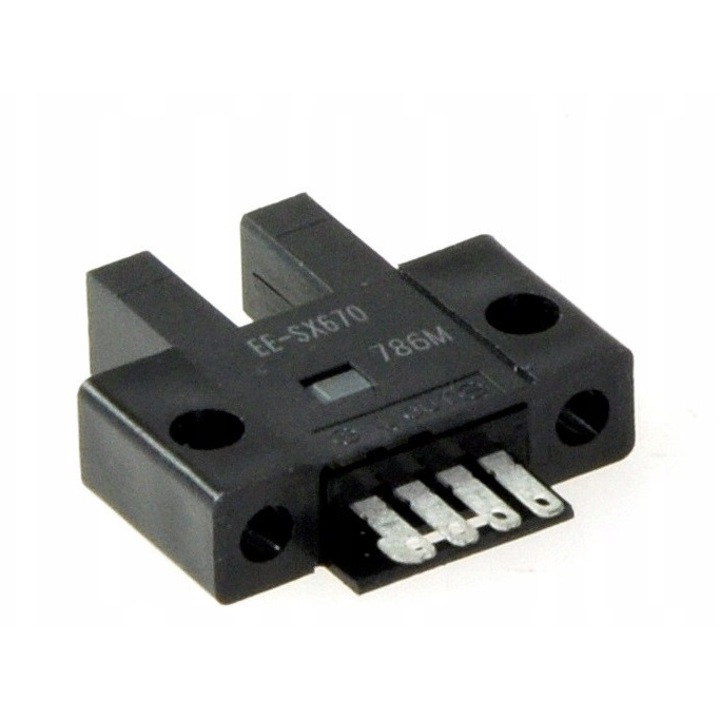 EE-SX670 résérzékelő, 5mm érzékelési távolság, NPN Dark-ON, Light-ON, 5..24