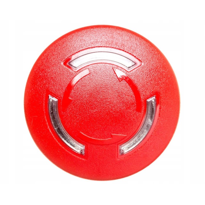 Piros biztonsági nyomógomb világítással, forgó mechanizmus, 40mm, 3SU1001-1HB20-0AA0