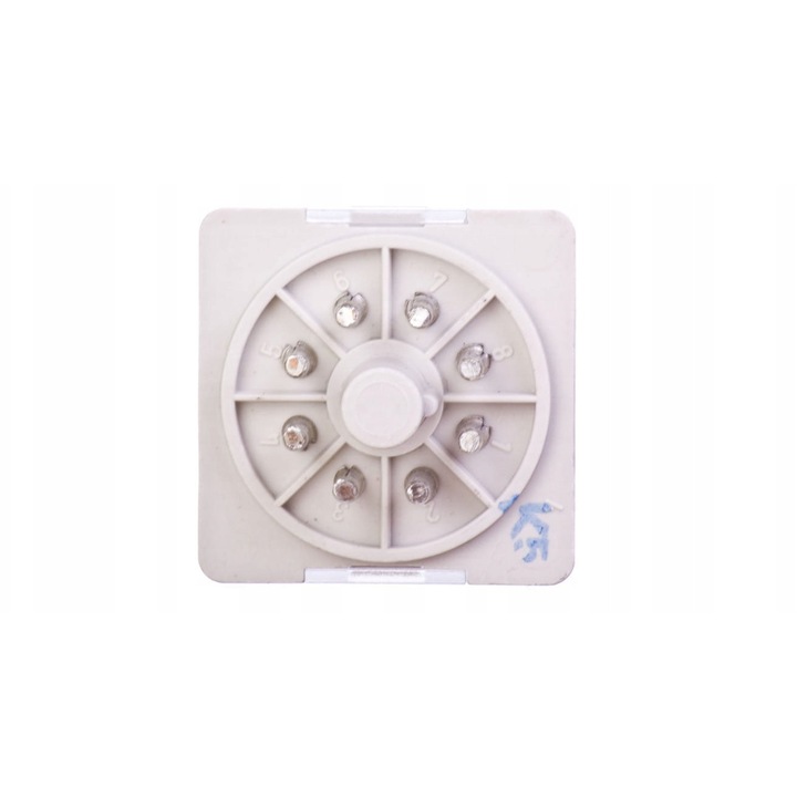 Relpol R15-2012 2P 10A 24V DC elektromágneses modul, méretek 35x54.4x35mm, IP40