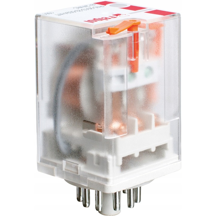 Relpol elektromágneses relé 3P 10A 250V, 110V, 35x35x54,4mm