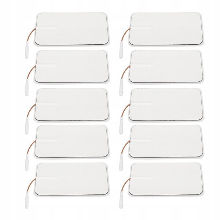 Set 10 electrozi din hydrogel pentru electrostimulator, reutilizabili, aplicare pe diverse zone ale corpului