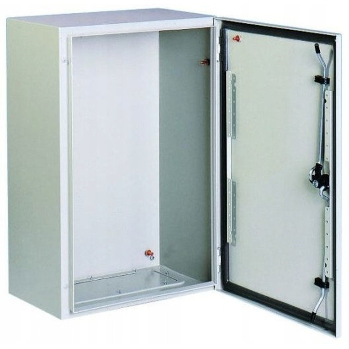 Elektromos szekrények, Schneider Electric, fali szekrény, 500x500x200mm, szürke, 1 ajtó