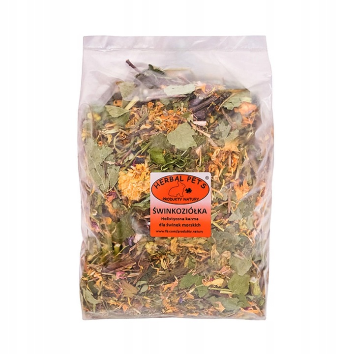 Hrana pentru porcusori de guineea, Herbal Pets, 800g, cu ingrediente naturale, protejeaza ficatul, sustine metabolismul