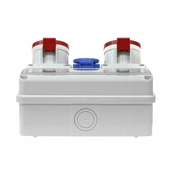 Scame elektromos elosztódobozok, elosztó 2x32A 2x230V, IP44, 415x212x111mm
