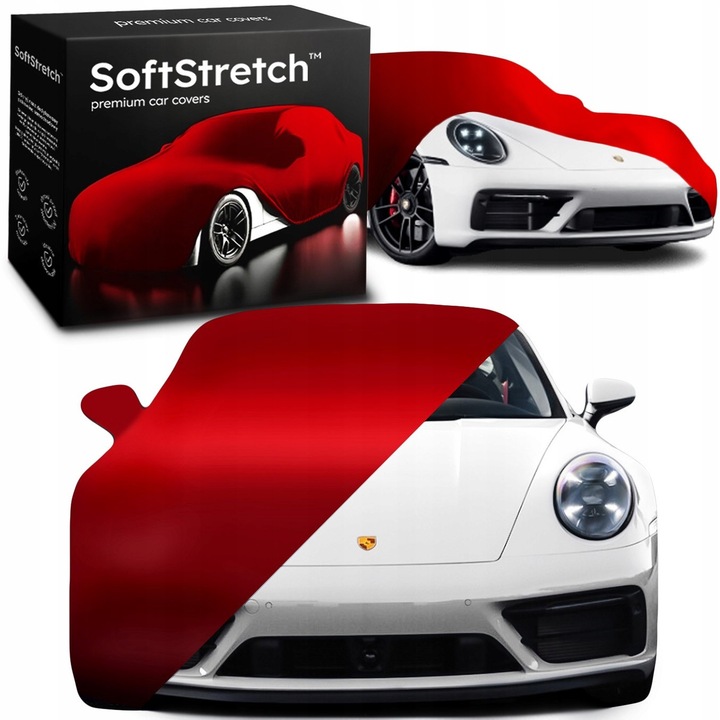 Autóhuzat, Soft Stretch, univerzális, rugalmas, fekete, adaptálható méretekkel