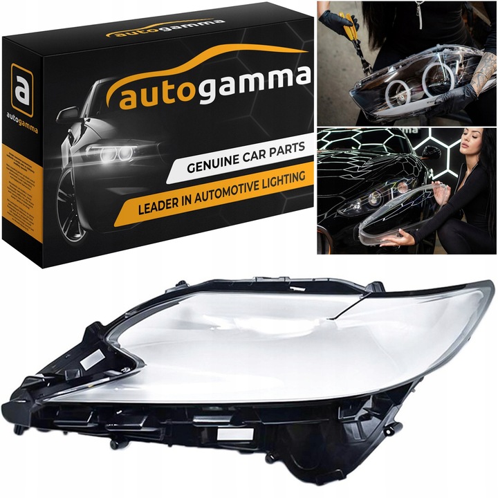 Auto Gamma Lexus ES 350 VI Lift 2016-2018 bal első lámpa üveg, átlátszó