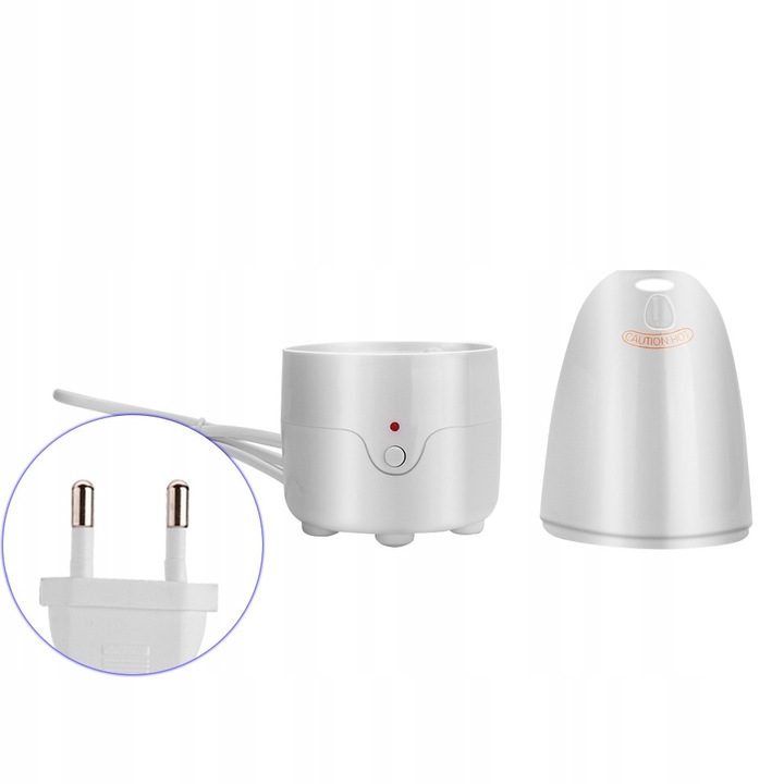 Sterilizator electric pentru cupa menstruala, tip EU, rapid, portabil, alb
