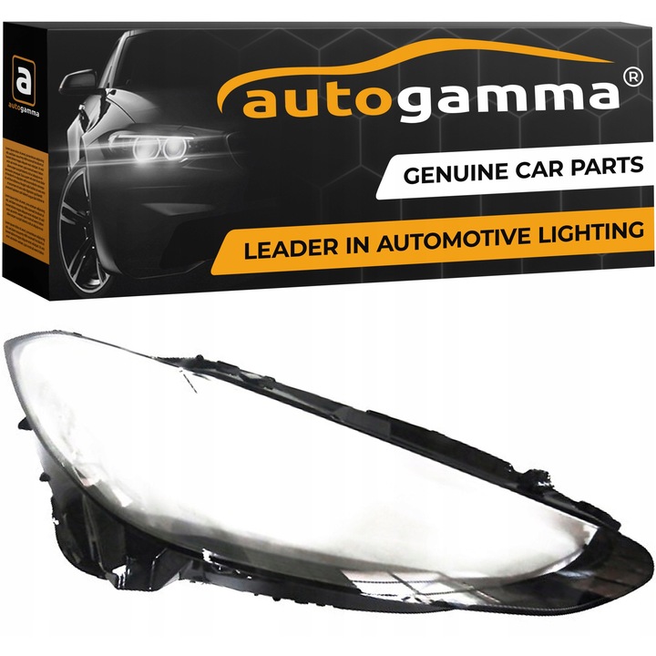 Lámpaüveg / lámpabúra Auto Gamma BMW 4-es Sorozat G22/G23/G26 (2020-2022), jobb oldalra, polikarbonátból UV védelemmel, átlátszó, 1 db