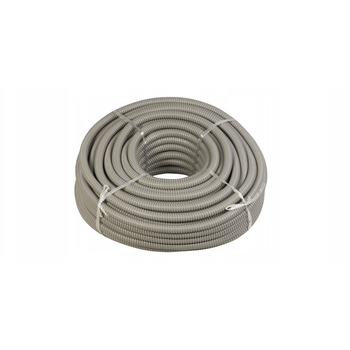 Гъвкава защитна тръба от стомана, покрита с PVC WOT 16, 22.5x16mm, 50m, Ergom