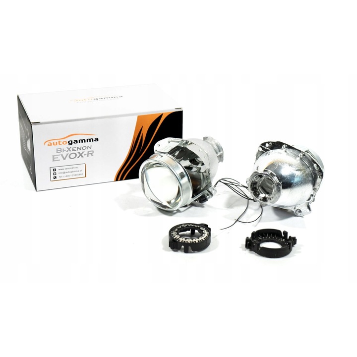 Bi-Xenon foglalat 3.0" Evox-R, 8400 Lm, fehér, szett