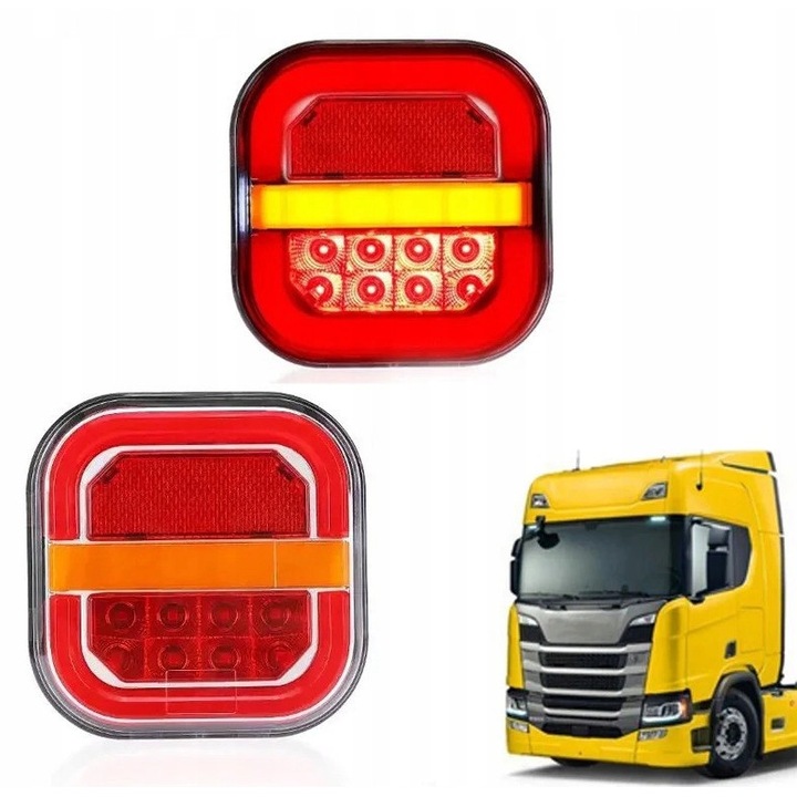 Auto Gamma 4 az 1-ben LED lámpa szett, jobb + bal, 12V/24V, időjárásálló