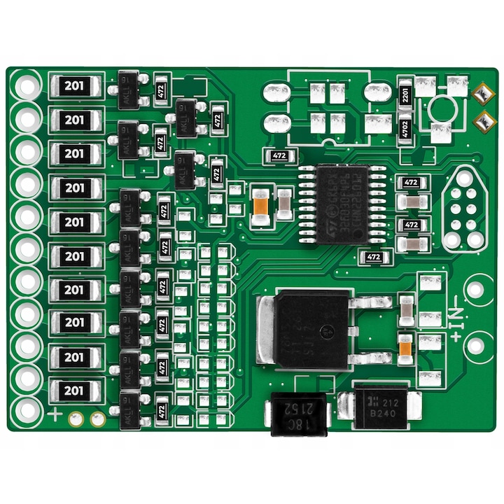 Auto Gamma LED vezérlő modul, hátsó lámpákhoz, 40x30mm méretű, Plug-and-Play, Lengyelországban gyártott