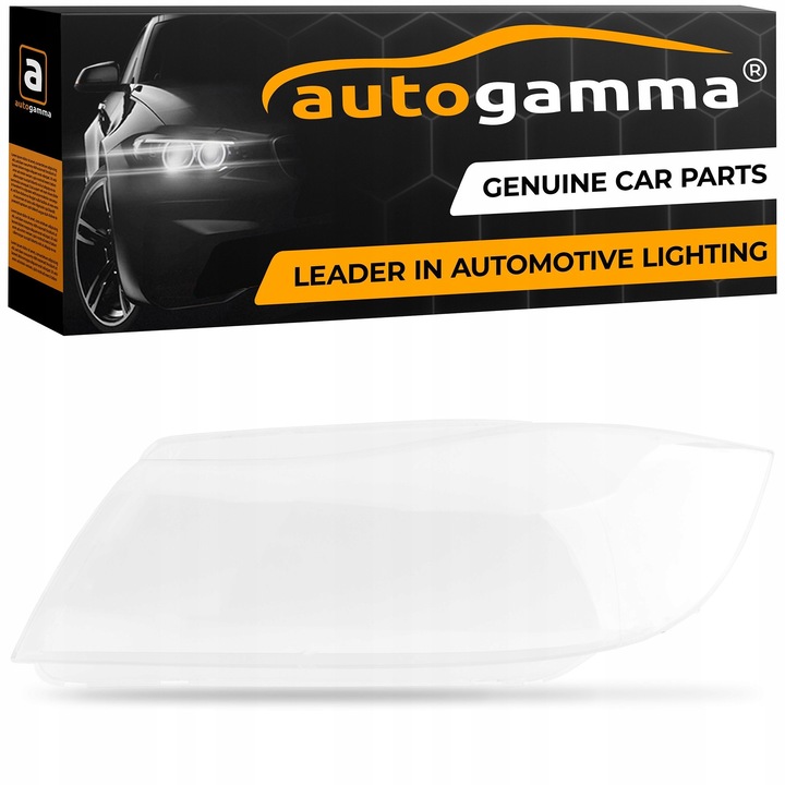 Fényszóróüveg / fényszóróüveg Auto Gamma BMW 3-as sorozat E90/E91, halogénhez, 2004-2007, bal, átlátszó, 1 darab