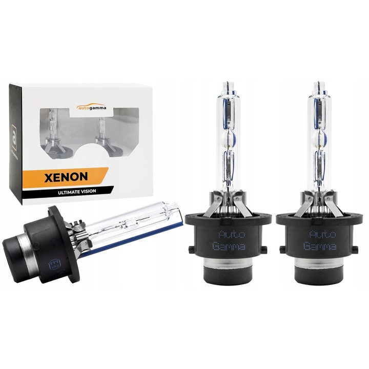 Becuri Xenon D2S Auto Gamma, 2 buc, 3800lm, 10000K, Pk32d-2
