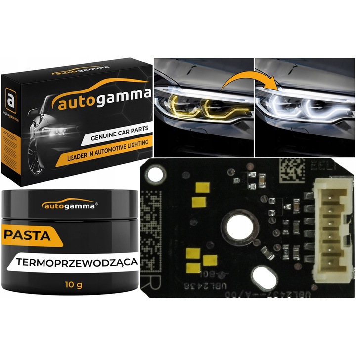 LED DRL vezérlő BMW 5-ös sorozat G30 F90 G31 G38 G32, fehér, 2 darabos készlet