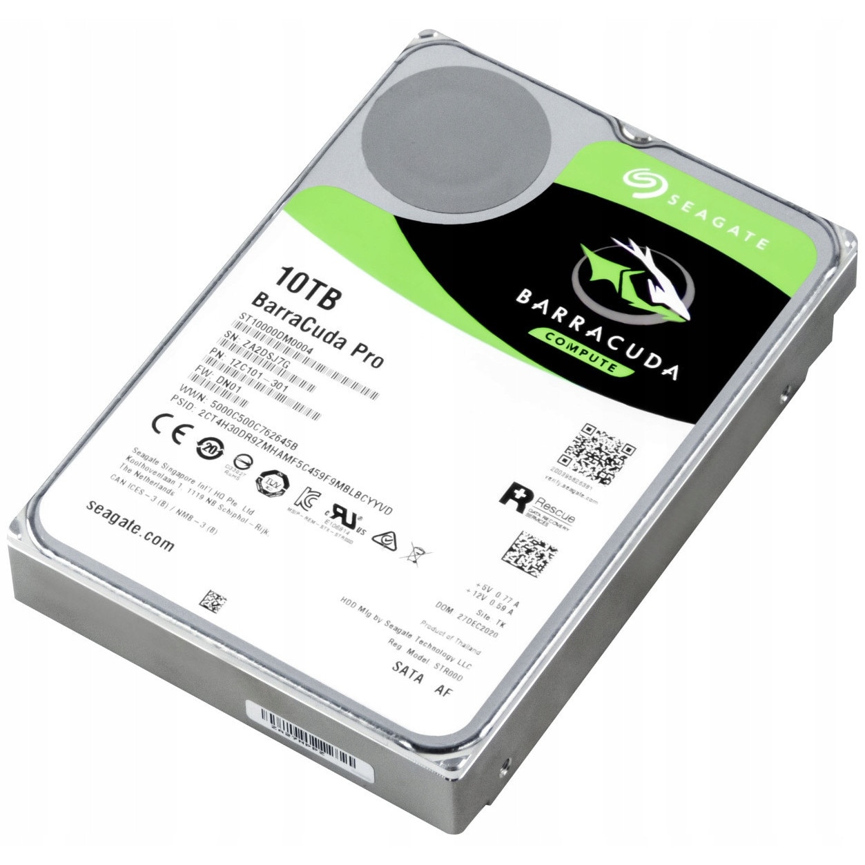 Seagate Barracuda Pro 3.5インチ HDD Hard disk Seagate Barracuda Pro 10TB SATA III, 3.5