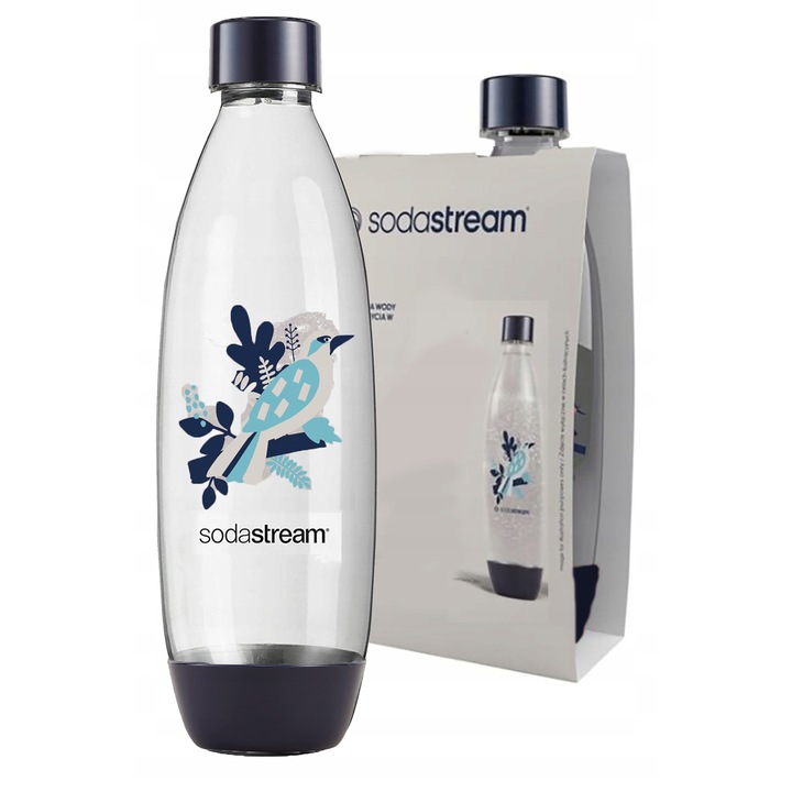 SodaStream Fuse Bird 1l palack, különleges kiadás, Tritan, magas hőmérsékletnek ellenálló, mosogatógépben mosható, narancssárga