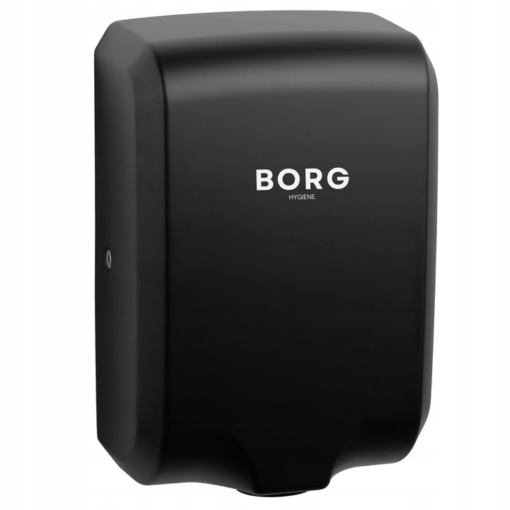 BORG Ponente 700W kézszárító, matt fekete, 10-12 mp, 256x174x102mm