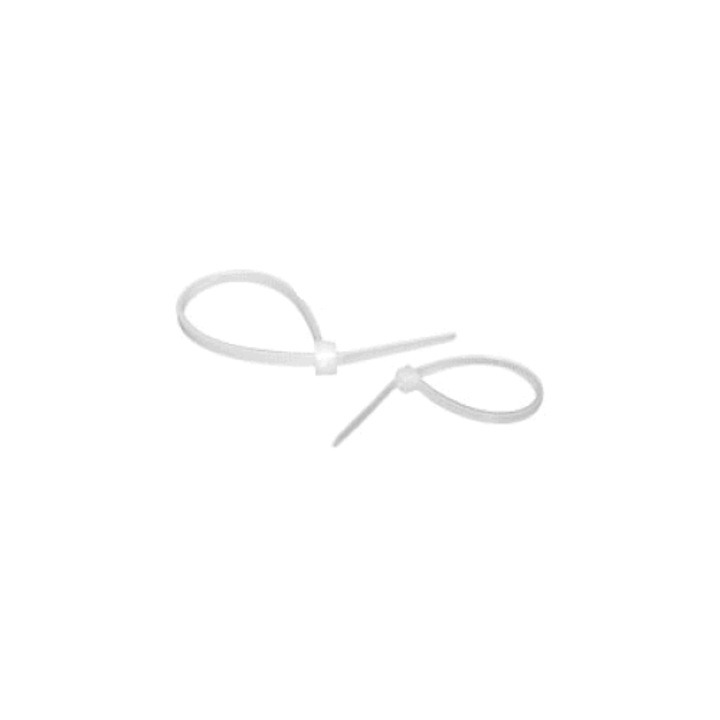 Colier de strangere, mPartner, 360x4.5mm, alb, set 100 bucati