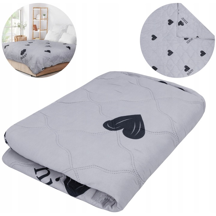 JadorDecor antiallergén paplan, 200x220cm, mikroszálas, többszínű, könnyű