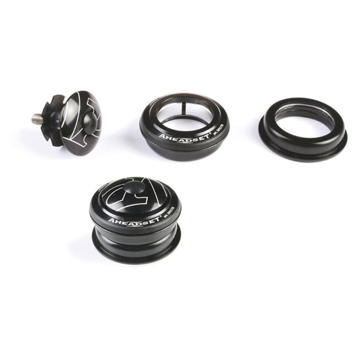 Полуинтегрирана чашка VP COMPONENTS, алуминий, черна, 28,6x41,4мм